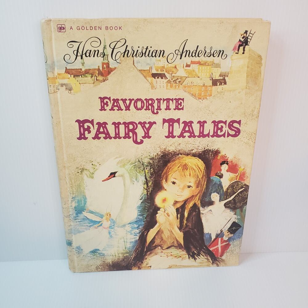 Hans Christian Anderson Favorite Fairy Tales Golden Book 1975 VTG Hardcover